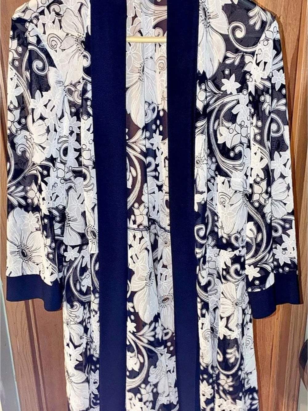 roz&ALI Women's Floral Open Front Cardigan Size 14